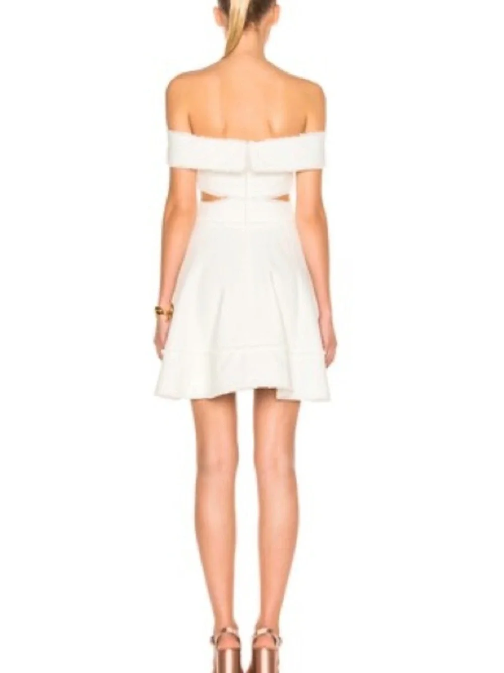 cinq à sept Vanessa Dress in Ivory Size 2